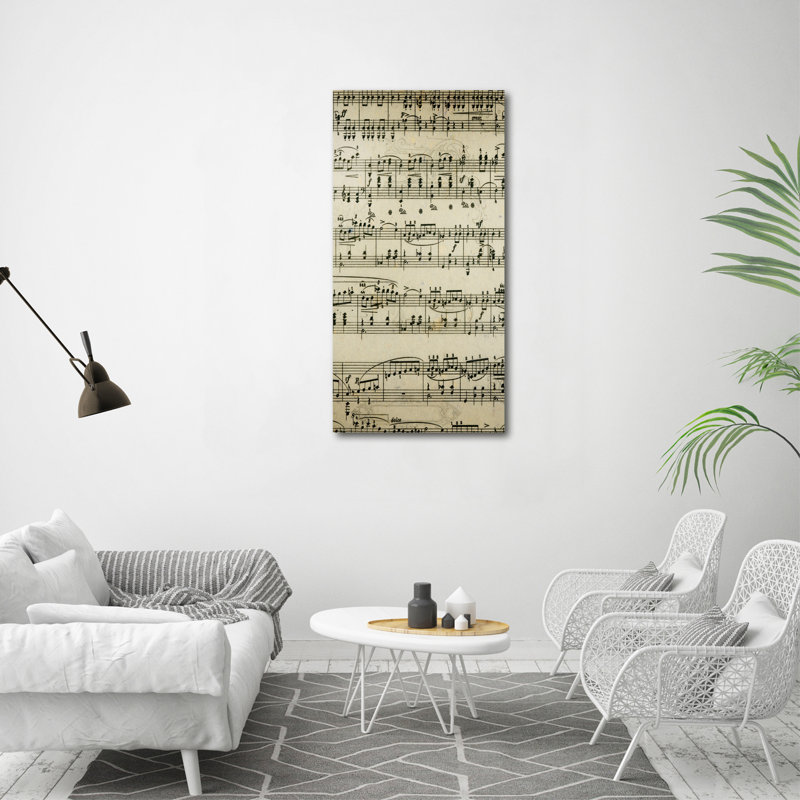 Hartwell Sheet Music - Wrapped Canvas Print