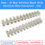 Clear Terminal Connector Block, Dual Row 12 Position Wire Connector Strip, Flathead Screw Terminal with Mounting Holes-132218668