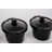 Culinary Chef 3 x 2.5 Qt. Triple Slow Cooker, Individual Temperature Controls, Tempered Glass Lids, Stainless Steel