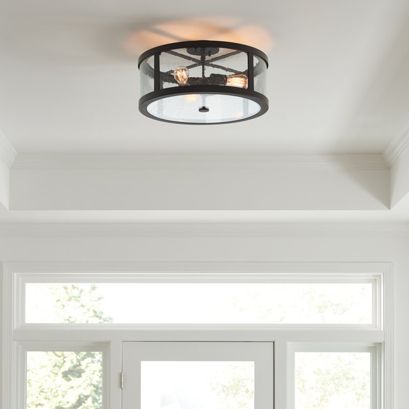 Harrow 3 - Light Semi Flush Mount, Oil Rubbed Bronze