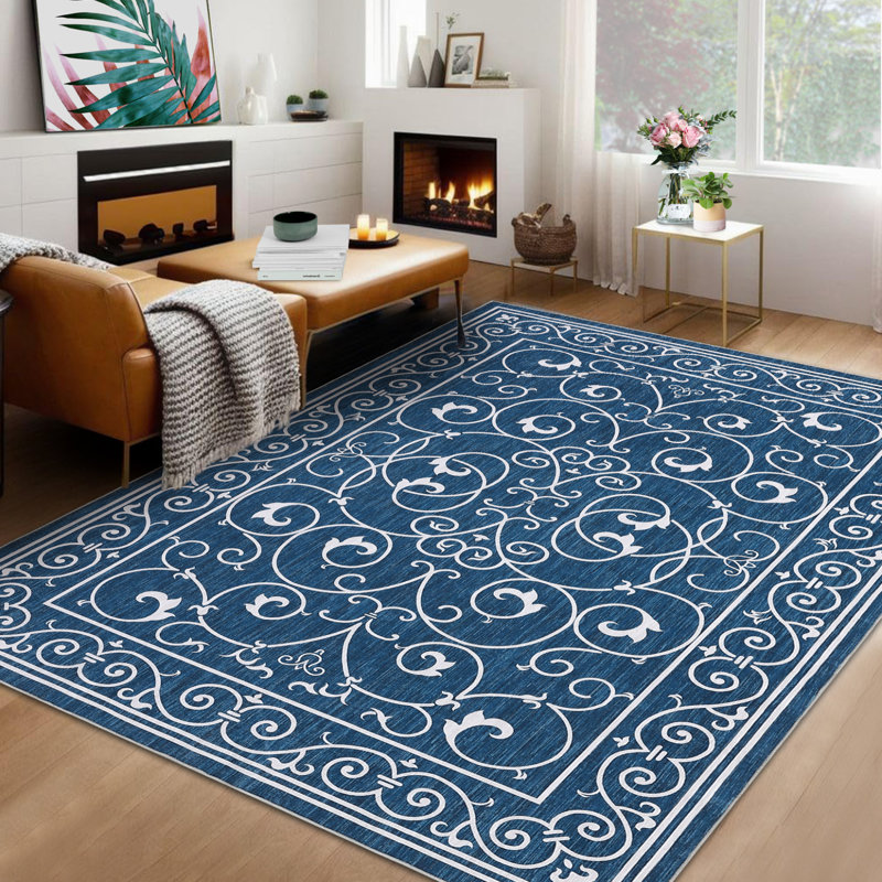 Tapis Dianely avec envers antidérapant, Rectangle 9 pi x 12 pi