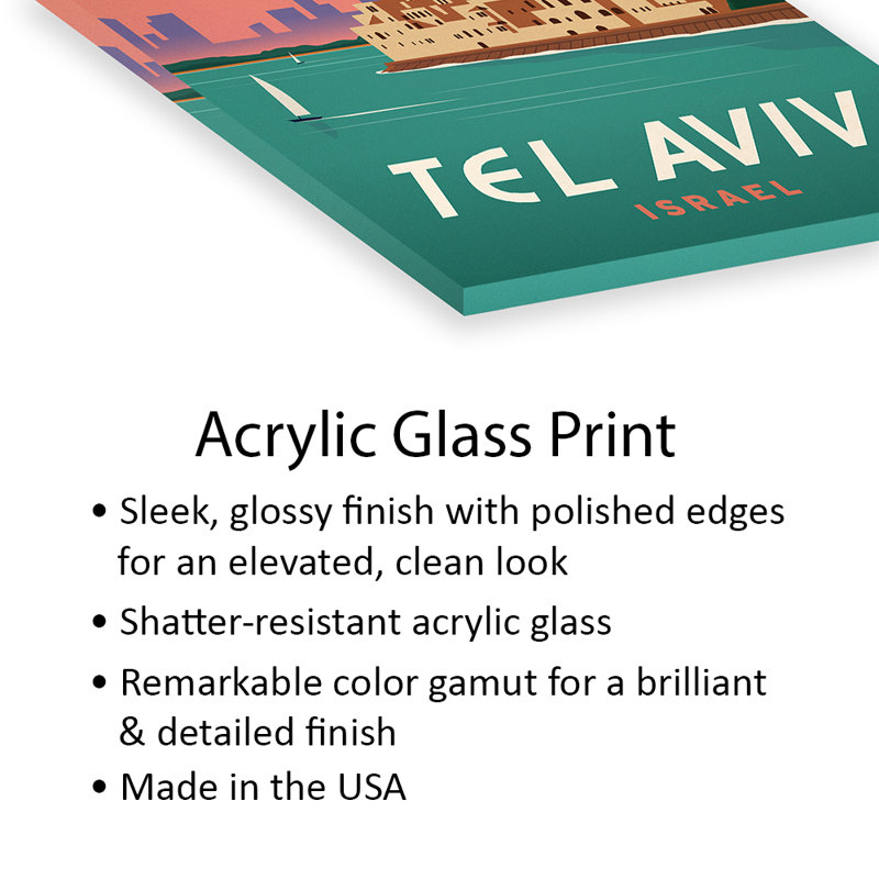 Impression sur verre acrylique Tel Teliv, H 24 po x l 16 po x P 0,25 po