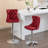 Swivel Velvet Barstools Adjusatble Seat Height From, Chrome Base Bar Stools With Backs Comfortable Tufted For Home Pub And Kitchen Island, Set Of 2-615192326-605884121