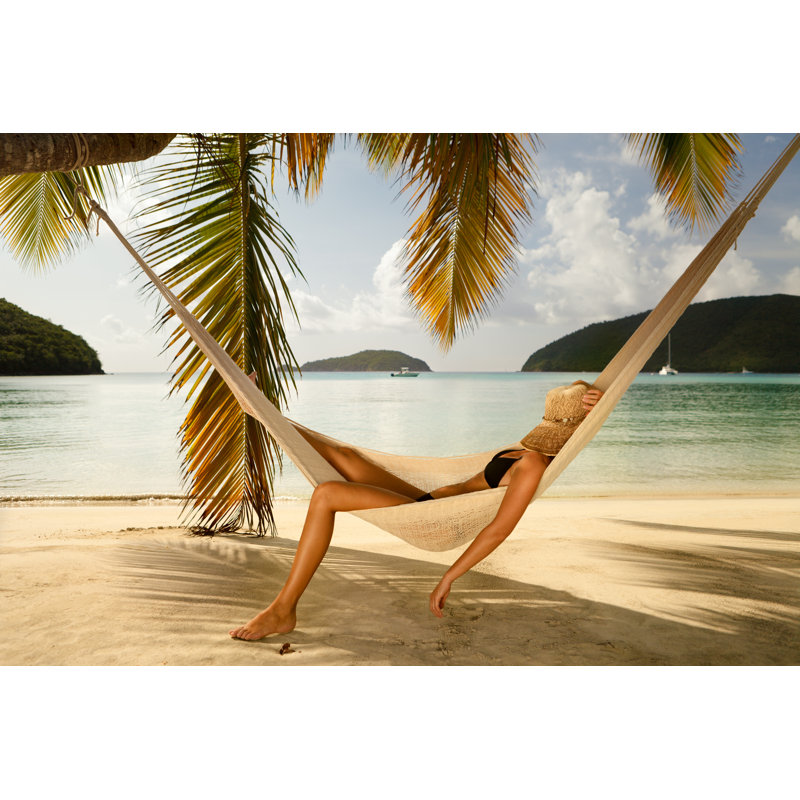 Bikini Woman Napping by Cdwheatley - No Frame Art Prints on Canvas, 81cm H x 122cm W