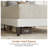 Modern Velvet Upholstered Bed Frame With Adjustable Headboard, Full Size, Queen Size, King Size, No Box Spring Needed-657436841-657436839