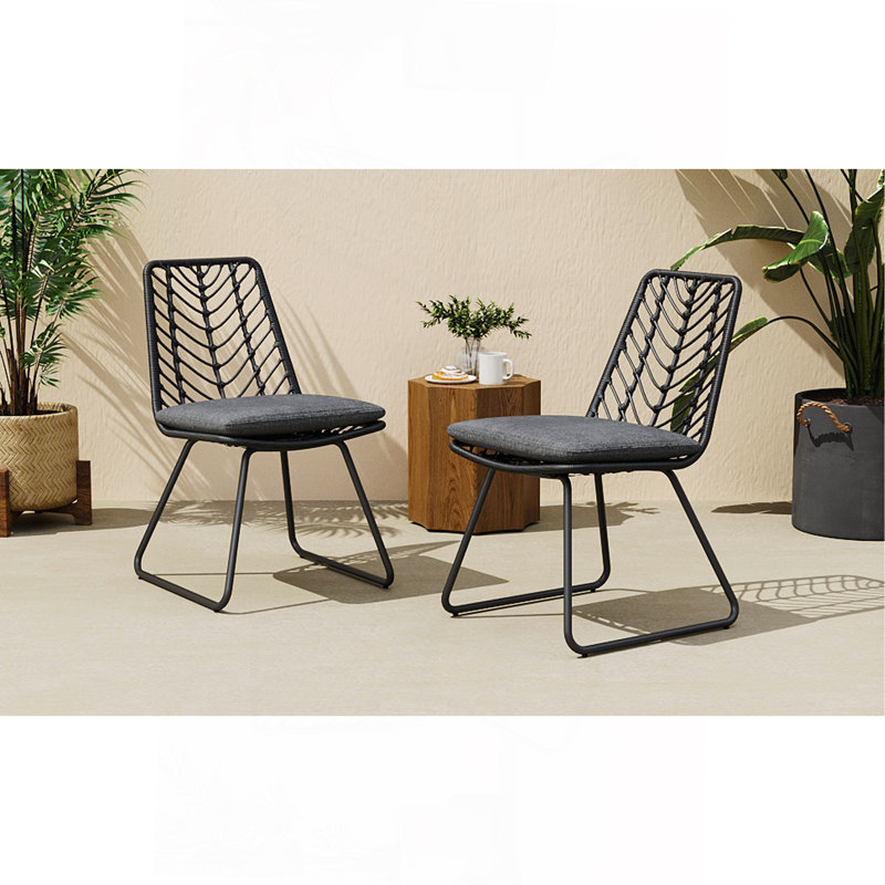 DEJA CHAIR, 2PCS avec 2 coussins, gris