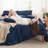 Bedsure Pinch Pleat Comforter Set Boho Bed-in-A-Bag Bedding Set with  Pillowcases for All Season-105529494-105529501