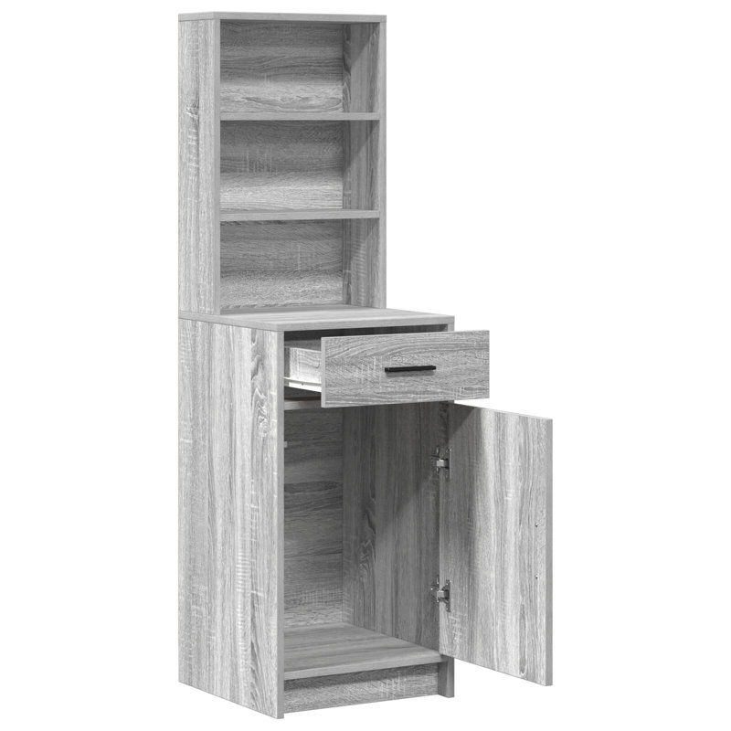 40cm Sideboard, Grey Sonoma