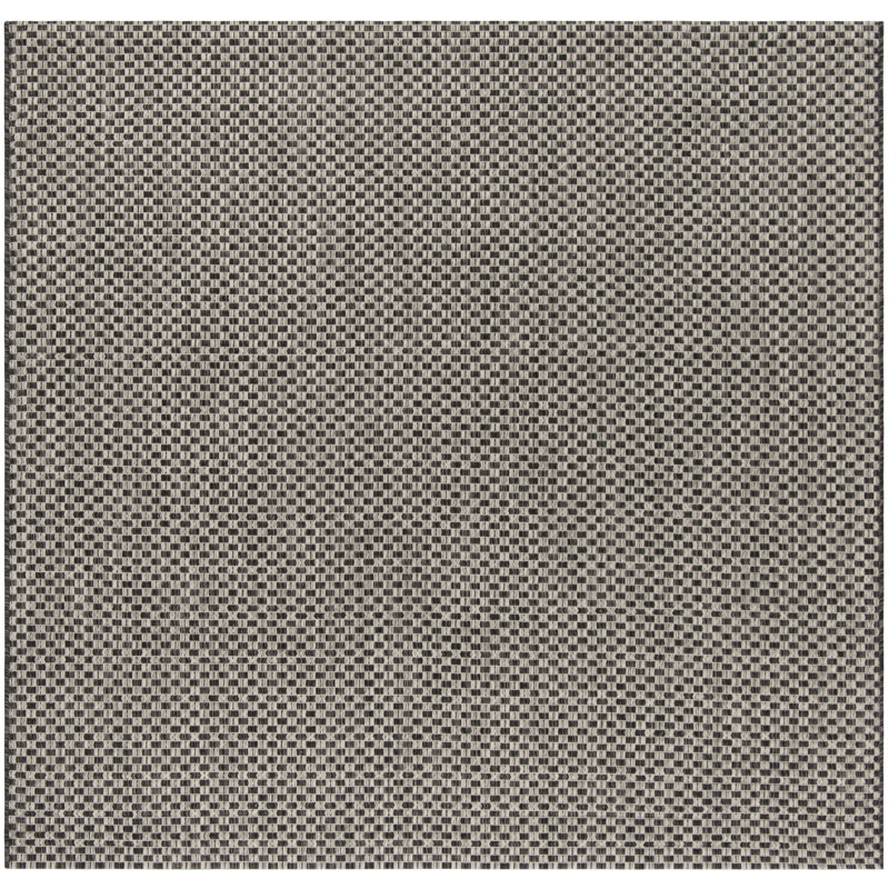 Tapis d'intérieur / extérieur à motif géométrique Dirks Performance, Carré 9 pi