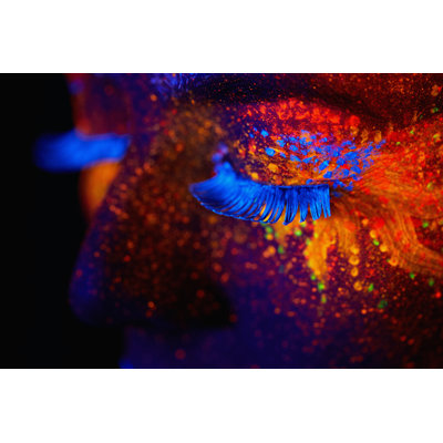 UV Portrait - Wrapped Canvas Print