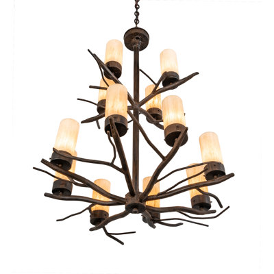 Rustic Lodge 12 - Light Chandelier