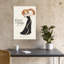 Elegant Fox Dancer Classic Elegant Retro Fox Forest Wall Art Print 1 Piece Wrapped Canvas Wall Art-243670181