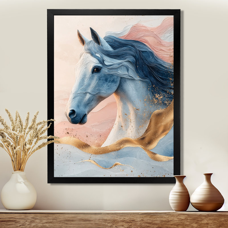 Mariande - animaux, art mural, Noir, H 20 po x l 12 po, Reproduction encadrée d'une seule photo