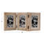 Shepshed Wood 3-Photo Folding Picture Frame