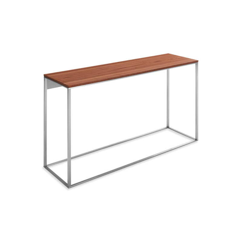 Minimalista 3 - Piece Coffee Table Set, White, Walnut