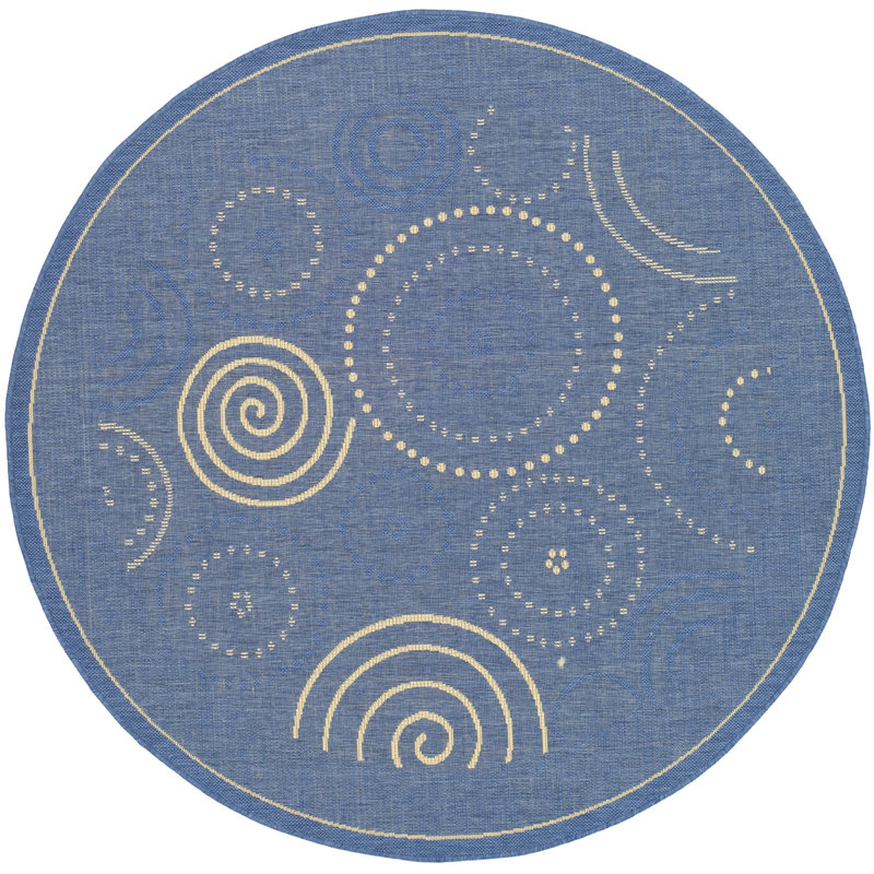 Tapis d'intérieur / extérieur à motif géométrique Anjeli Performance