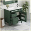 Meuble-lavabo autoportant moderne avec lavabo supérieur et 2 tiroirs-2131471356