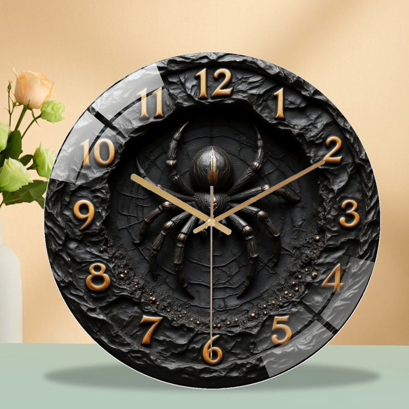 Horloge murale Spider