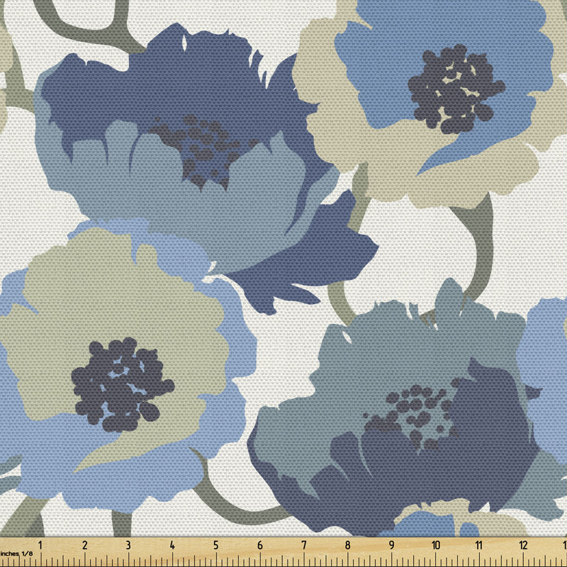 Tissu floral Ambesonne, l 58 po x L 72 po