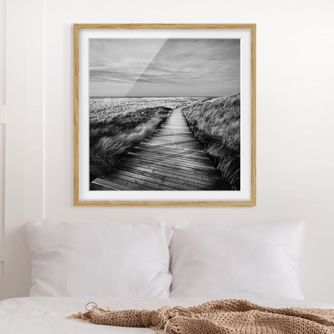 Gerahmtes Poster Dune Path on Sylt II