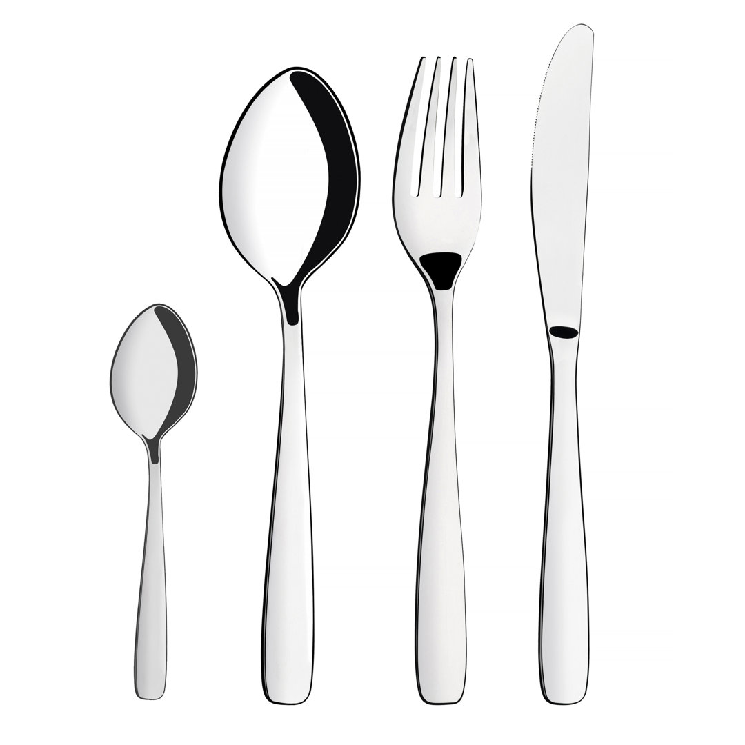 Tramontina 16 Piece Stainless Steel Cutlery Set