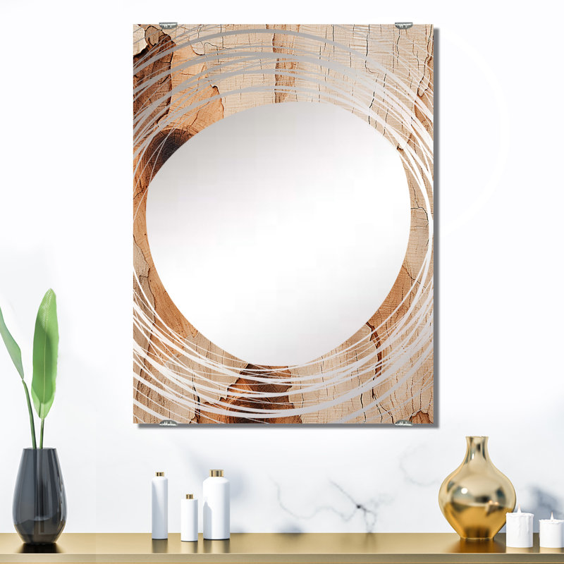 Damiean - Miroir mural grand arbre MIR136562, 32 po x 24 po