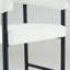 Ensemble de 2 tabourets de bar modernes rembourrés, chaises à hauteur de comptoir en tissu avec structure et accoudoirs en métal Boucle