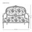 Canapé deux places au design classique français-74524093