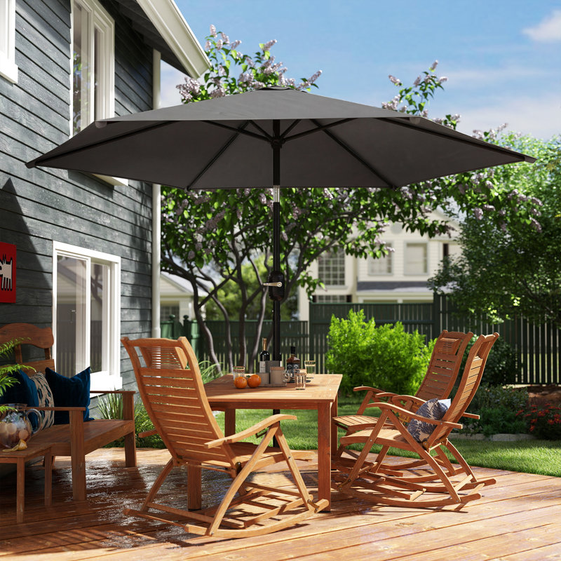 265cm Market Parasol, Black