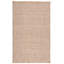 Tapis de couleur unie en jute tissé à plat à la main Khrysten-686950978