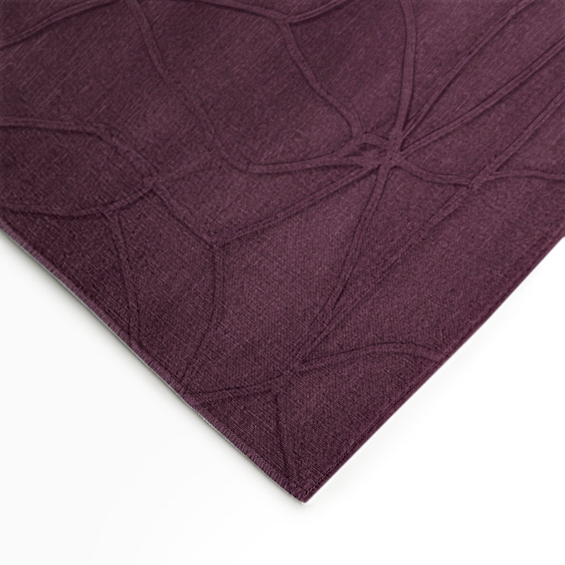 Tapis brun abstrait intérieur et extérieur, Rectangle 5 pi x 7 pi