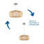 Luminaire suspendu tambour 1 lumière Andric-88566826-88566825