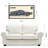 "Muscle Blue Car" Dimensional Collage Framed Graphic Art Under Glass Wall Art