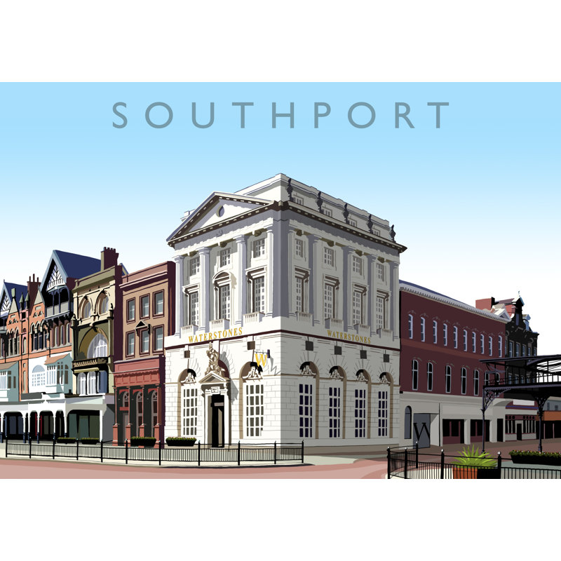 'Southport' by Richard O'Neil - Print, 30 cm H x 40 cm W x 1 cm D, No Frame
