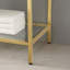 Meuble-lavabo en acier inoxydable Kingsley-1297643504