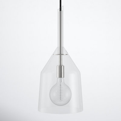 Maya Single Light Glass Dimmable Pendant