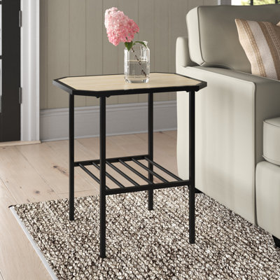 Table de bout avec rangement Brallan