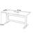 Trinese Cherry Rectangular Solid Wood Top with Stainless Steel Base Dining Table-761274232
