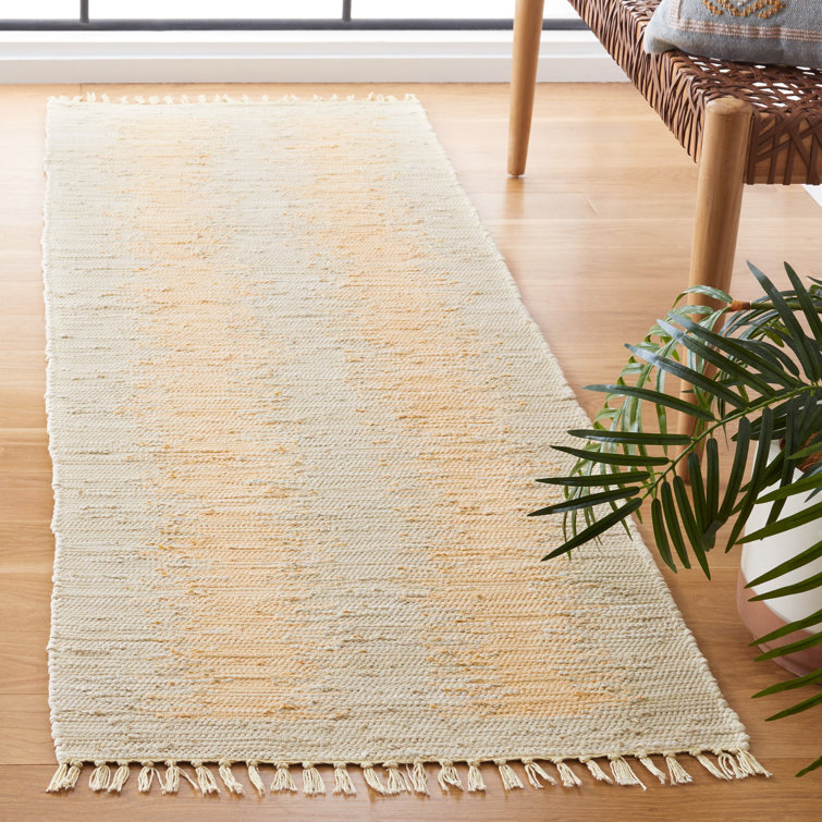Cayman Hand Woven Cotton Abstract Rug
