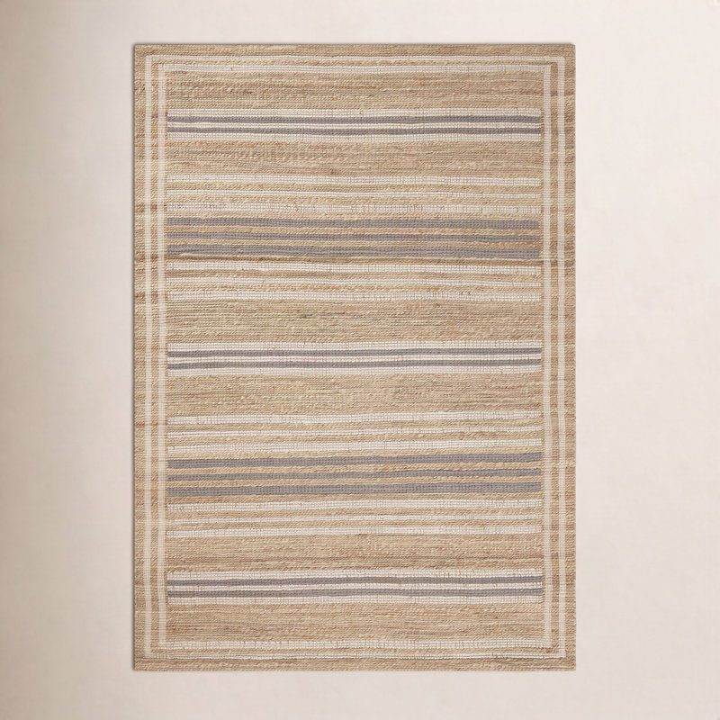Chris Loves Julia x Loloi Judy Natural / Dove Area Rug, Rectangle 8'6" x 11'6"