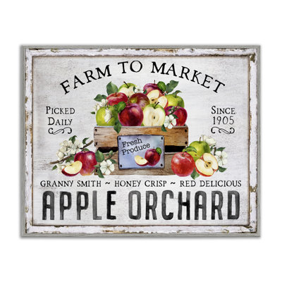 «Farmhouse Apple Orchard», estampe numérique par Creatif Belle