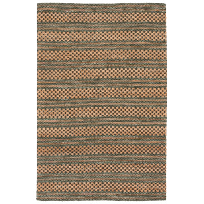 Martha Stewart 9528 Hand Tufted 40% Jute; 40% Wool; 20% Cotton Striped Rug