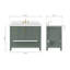 Magnolia Bath Vanity Oval Basin S043SWQ-1534685845
