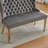45.6”velvet Upholstered 2-seat Armless Loveseat-55121971-50376761