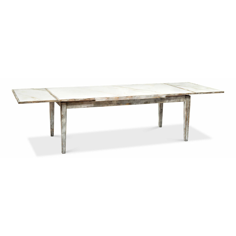 As Shown Extendable Beech Solid Wood Base Dining Table