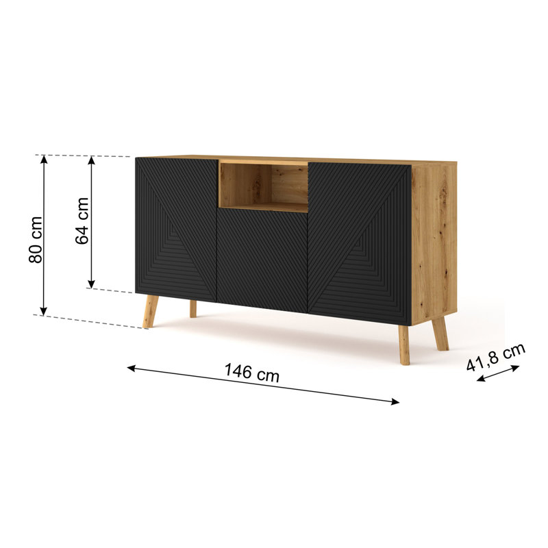 Glossop 146cm Sideboard