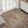 Machine Washable Vintage Floral Area Rug With Non-Slip Rubber Backing