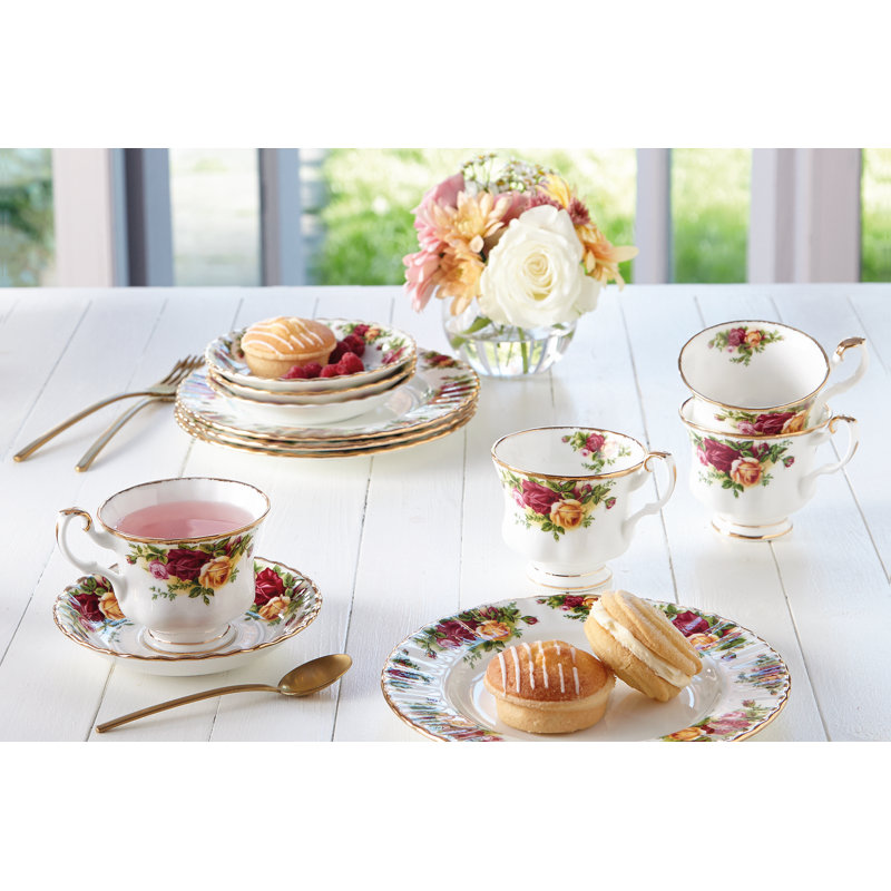Royal Albert, Old Country Roses - 20 Piece Dinnerware Set, Service for 4