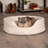 Ultra Plush Oval Donut Dog Bed-809269205-809269211