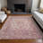 Machine Washable Indoor/Outdoor Xhevrie Paprika Rug-929042202